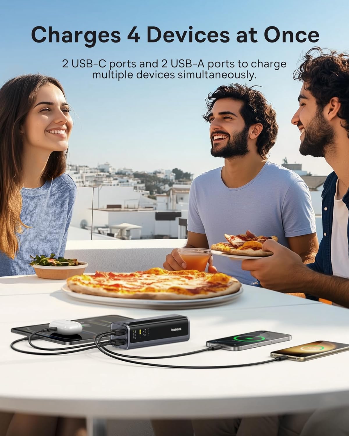 Baseus GP12 Powerbank 145W 20800mAh + Display EnerGeek