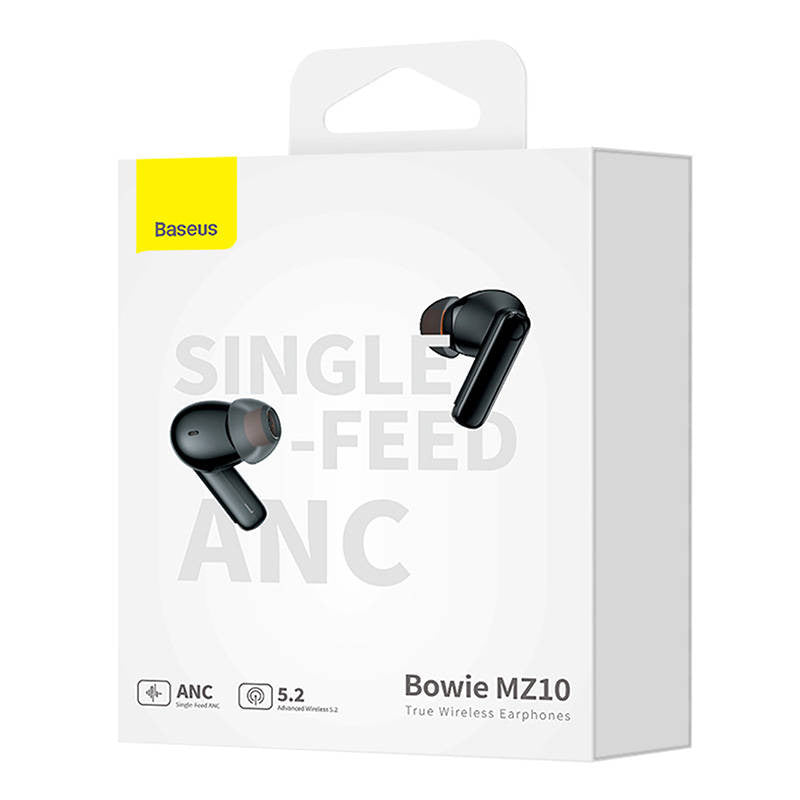 Baseus TWS ANC MZ10 Headphones In Ear Black