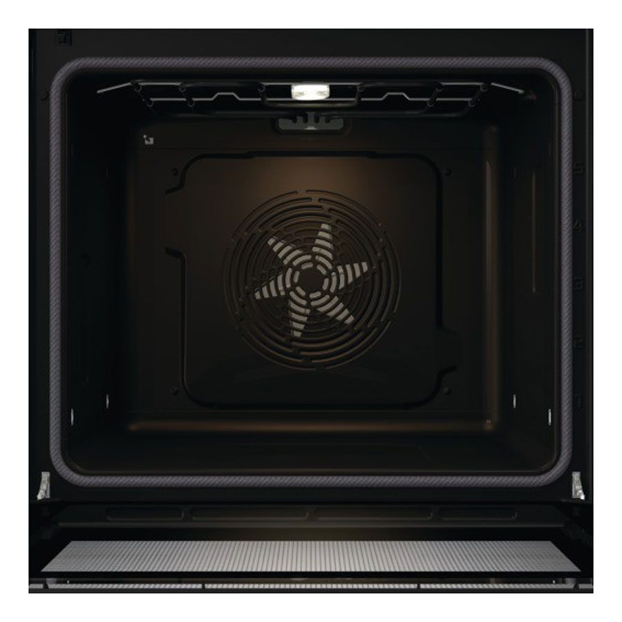 Hisense BI64211PB / HI6401BSC Set Built-In Pyrolysis Multifunction Oven 77Lt & Induction Hobs, Black