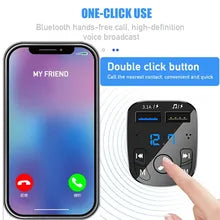 G784 Car Mp3 Player Dual Usb Fast Charger Fm Bluetooth Receiver Bluetooth Compatible 5.0 Fm Transmitter U