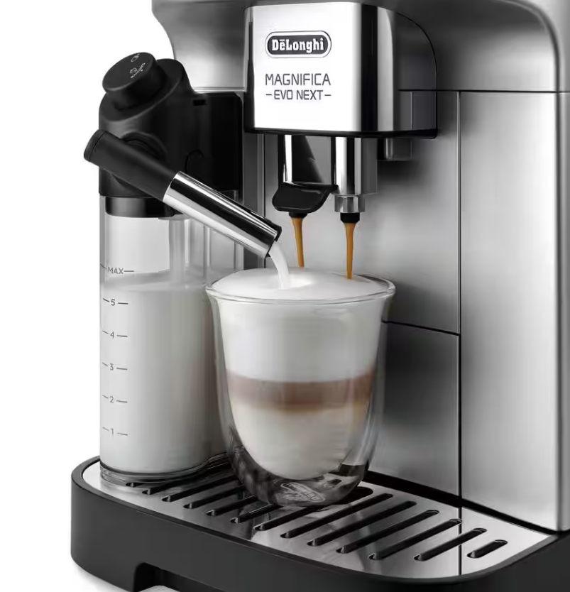 DELONGHI ECAM310.80.SB Automatic Espresso Machine, Silver/Black