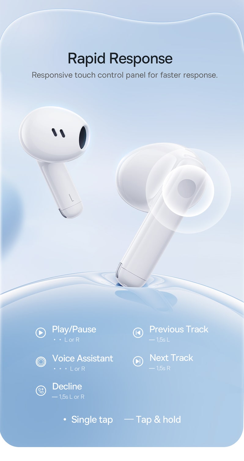 Baseus TWS Bowie E13 Headphones In Ear Galaxy Black