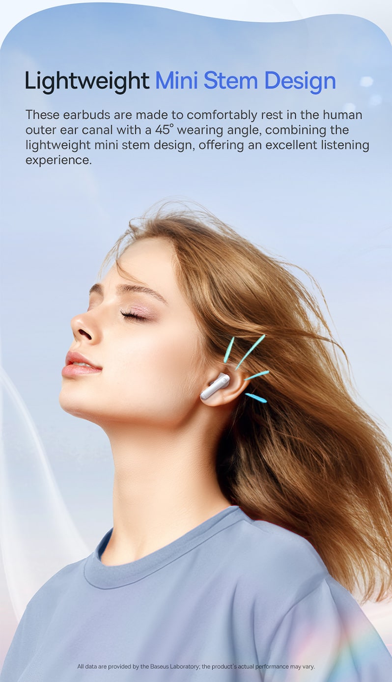 Baseus TWS Bowie E13 Headphones In Ear Galaxy Black
