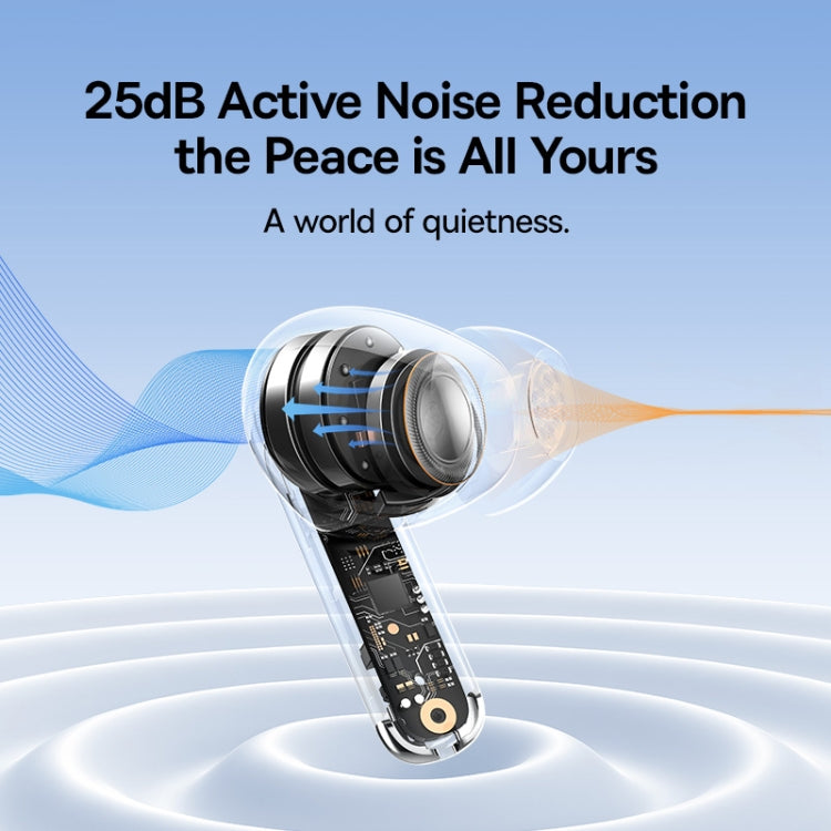 Baseus TWS ANC MZ10 Headphones In Ear White