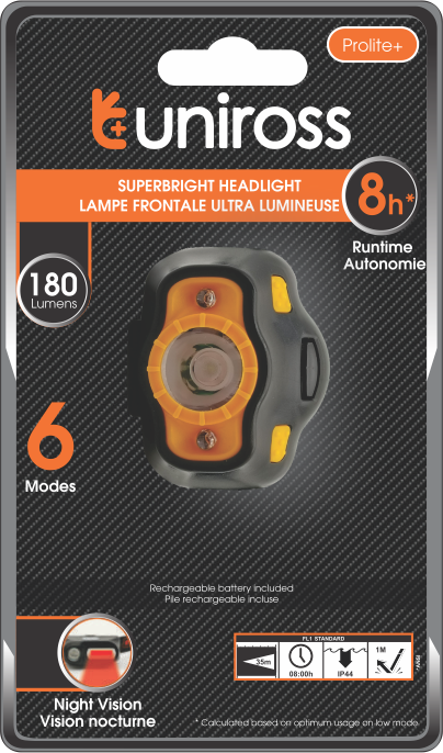 Uniross ULSH02 Ultralite Plus Headlamp
