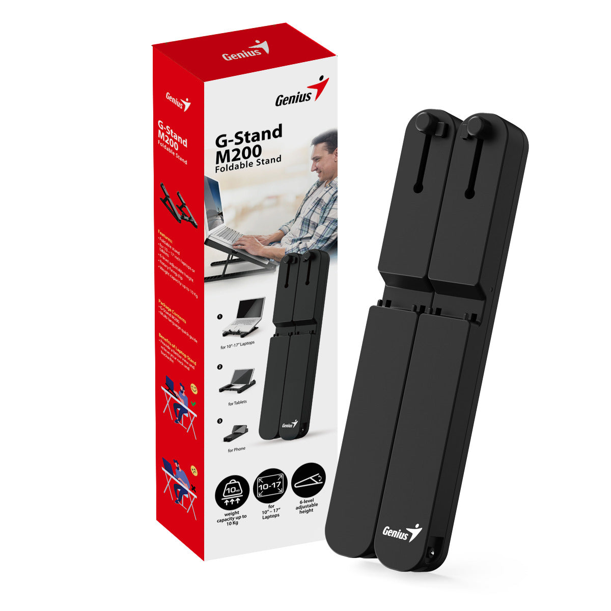 Genius M200 Foldable Stand for Laptops & Tablets