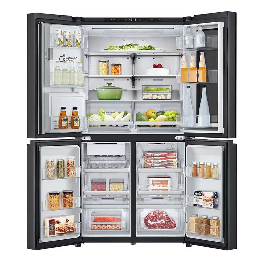 LG GMG960EVEE Refrigerator Side by Side, With Direct Water Connection, Full No Frost 638 Lt, Black