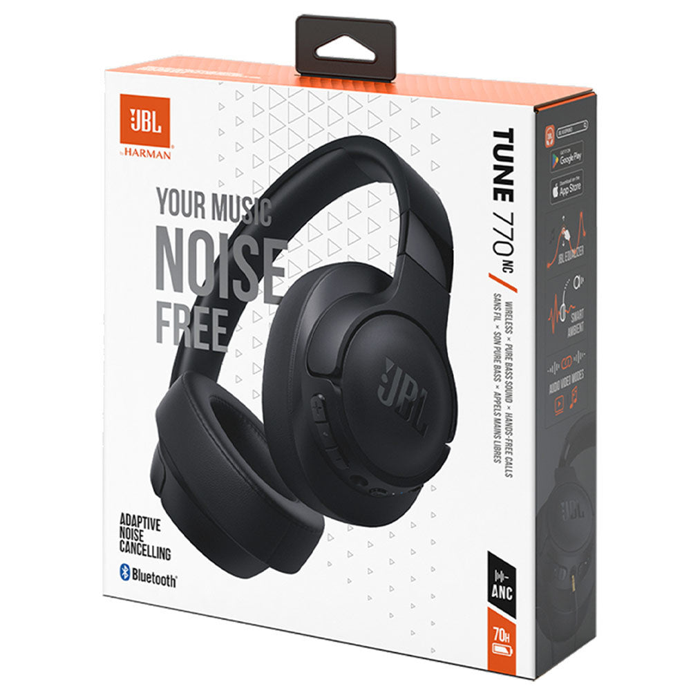 JBL Tune 770NC Over-Ear Bluetooth Headphones ANC Multipoint APP Black
