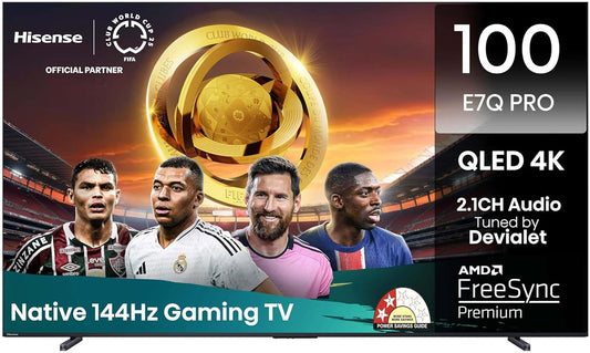 Hisense 100E7Q PRO 100'' 4K Smart QLED 120hz TV
