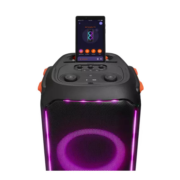 JBL Partybox 710 Bluetooth Party Speaker IPX4 Wheels Light Show Black