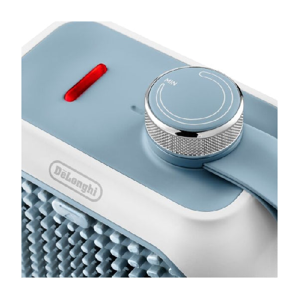 DELONGHI HFX10B03.LB Capsule Desk Air Heater, Blue/White