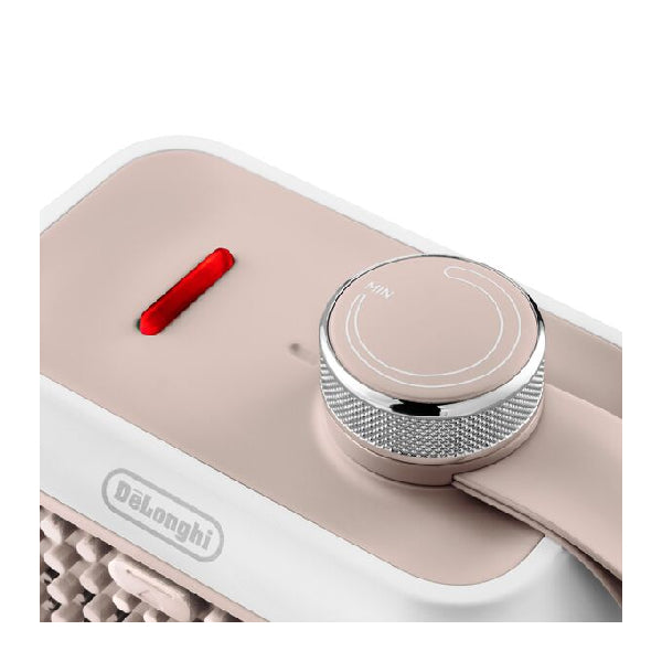 DELONGHI HFX10B03.PK Capsule Desk Room Air Heater, Pink/White