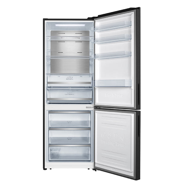 HISENSE RB645N4BFE Refrigerator with Bottom Freezer, Black