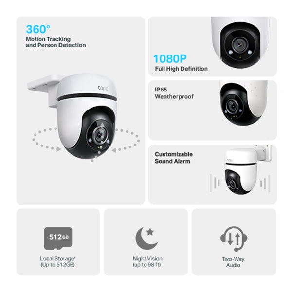 TP-LINK TAPO C500 Smart Wi-Fi Outdoor Camera