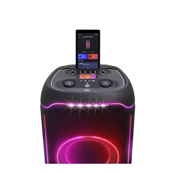 JBL Partybox Ultimate Bluetooth Party Speaker IPX4 WiFi Dolby Atmos Black
