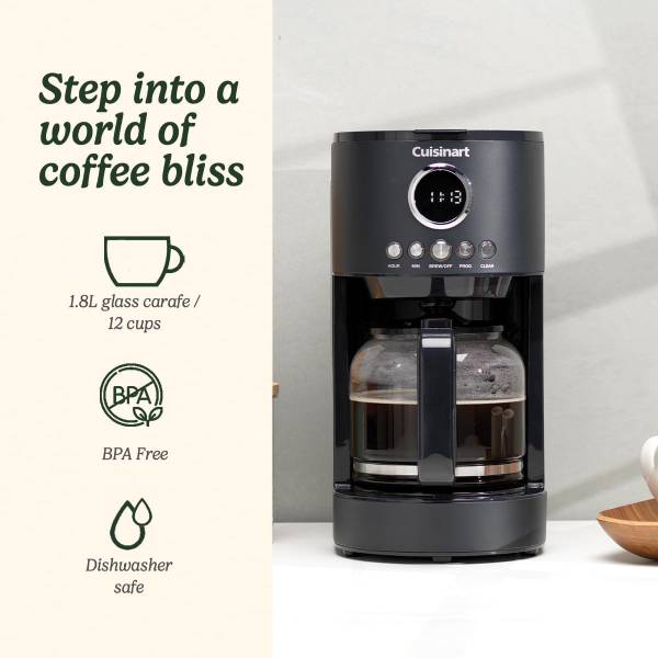 CUISINART DCC780U Filter Coffee Maker, Black