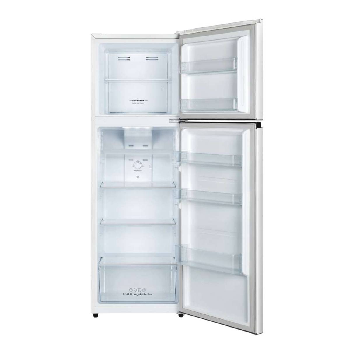 HISENSE RT327N4AWE Double Door Refrigerator, White