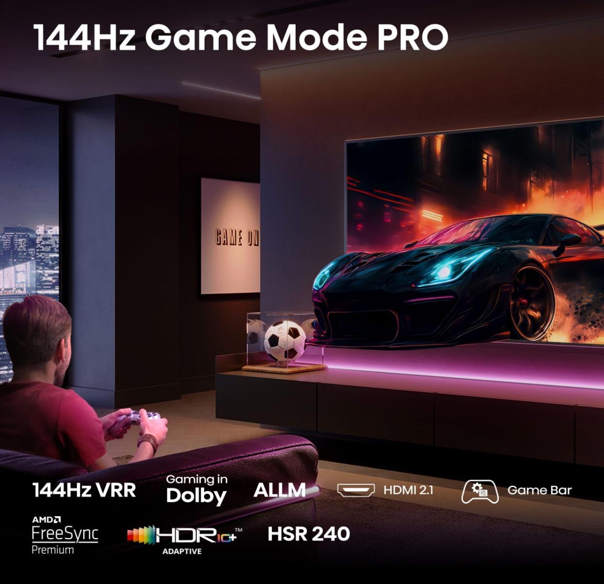 Hisense 100E7Q PRO 100'' 4K Smart QLED 120hz TV