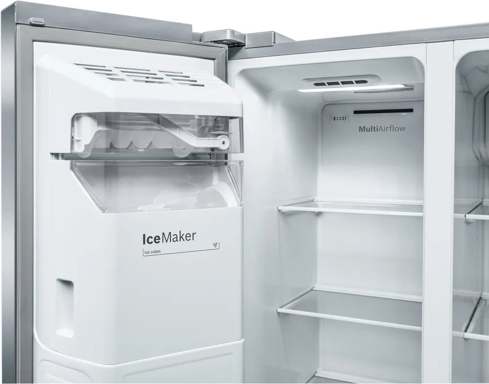 Bosch KAD93AIEP Side by Side Refrigerator, With Direct Water Connection, Full No Frost 562 Lt, Series 6, Inox