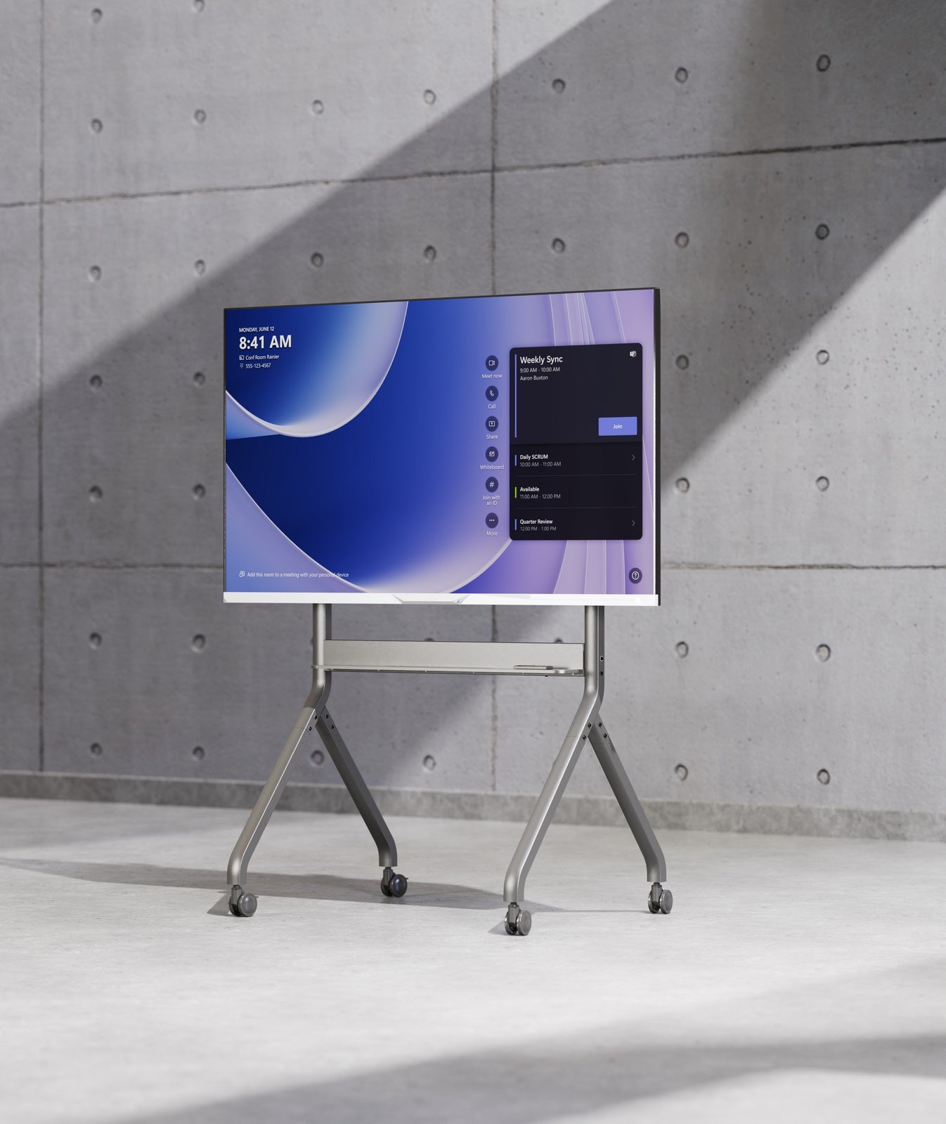 NBMounts P220 Motorized TV Trolley up to 90'' 1.75m 90kg