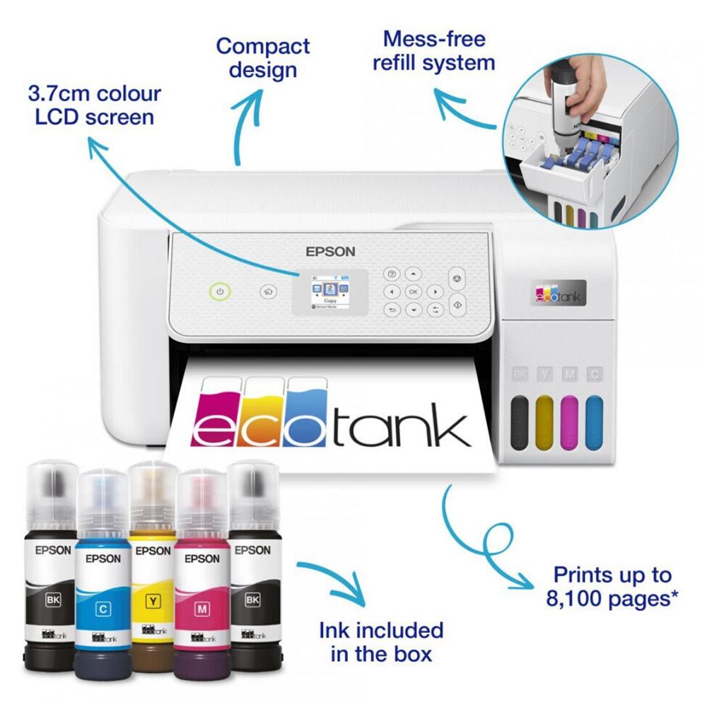 EPSON L3286 C11CJ66427 Printer All-in-One Ecotank White