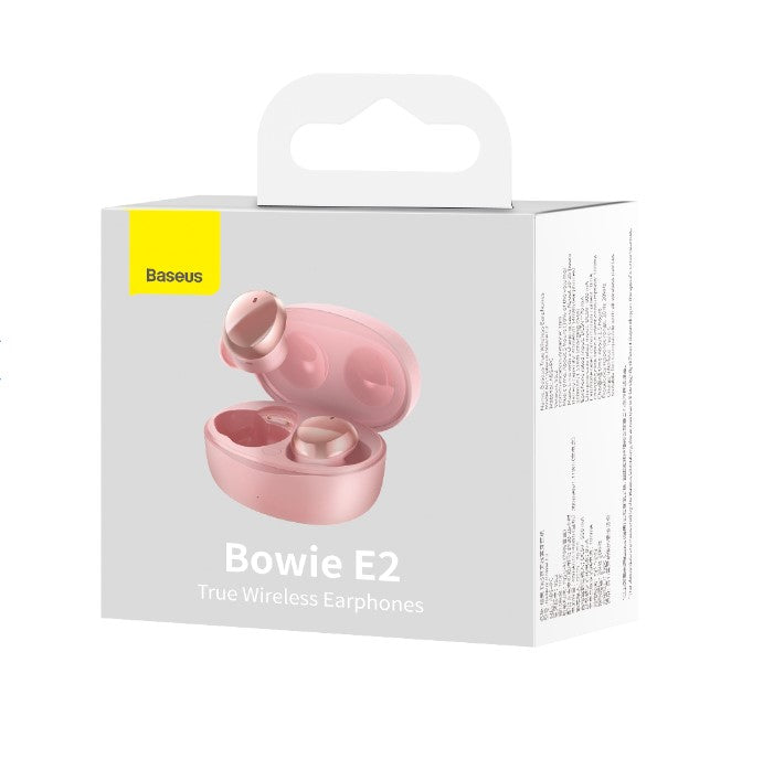 Baseus E2 Headphones In Ear TWS Bowie Pink