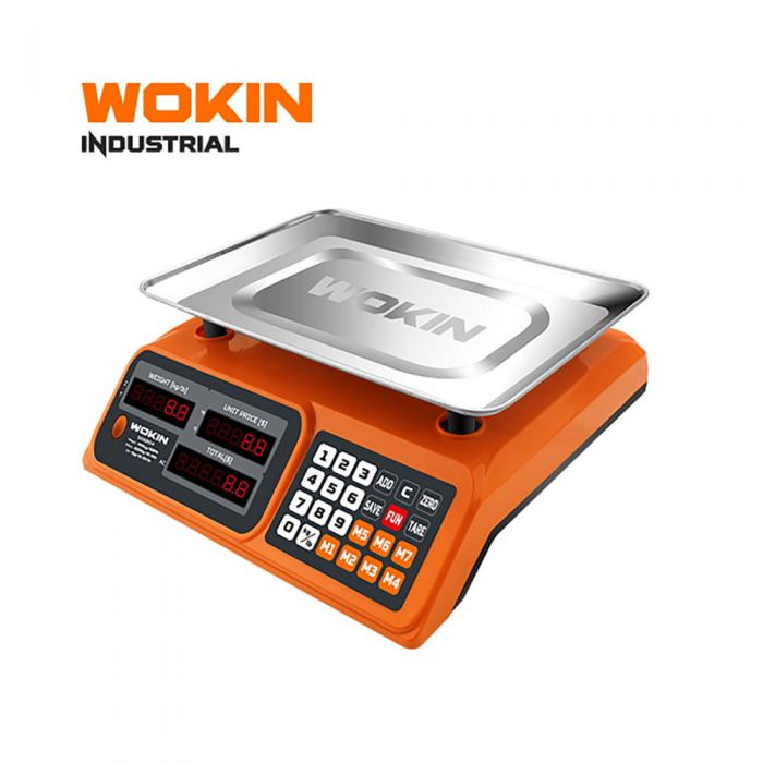 WOKIN 506704 DIGITAL COMMERCIAL PRICE SCALE 40KG/88LB(5G) 220-240V