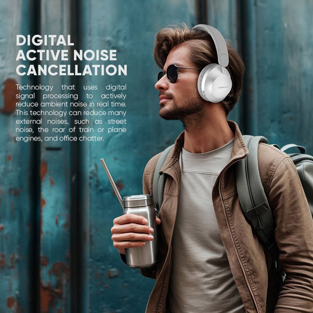 SonicGear AIRPHONE DNC3000 Headphones Bluetooth Black