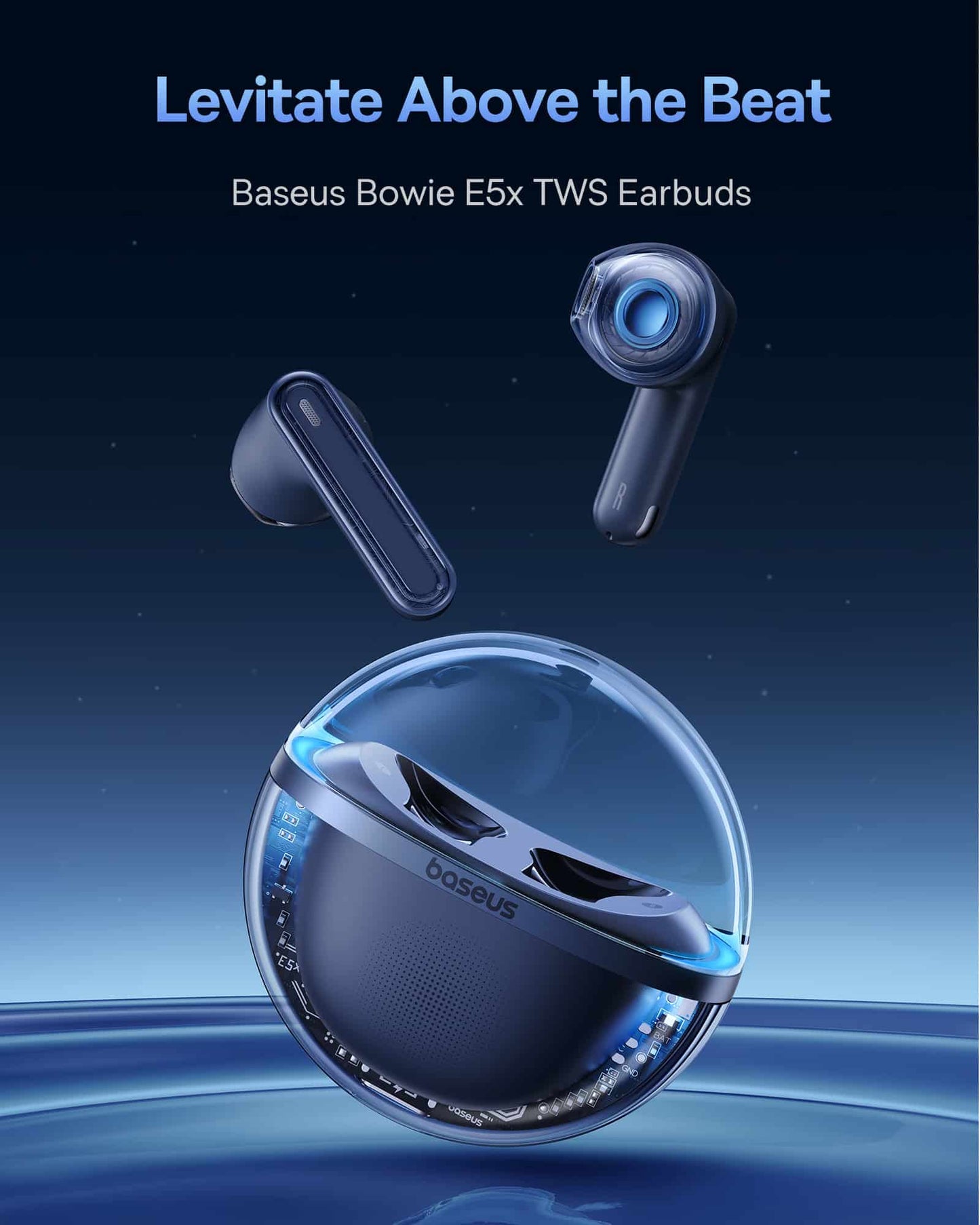 Baseus Headphones In Ear TWS Bowie E5x Black