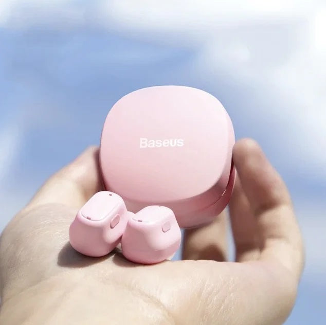 Baseus WM01 Headphones In Ear TWS Encok WM01 Pink