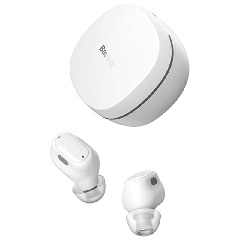 Baseus WM01 Headphones In Ear TWS Encok White