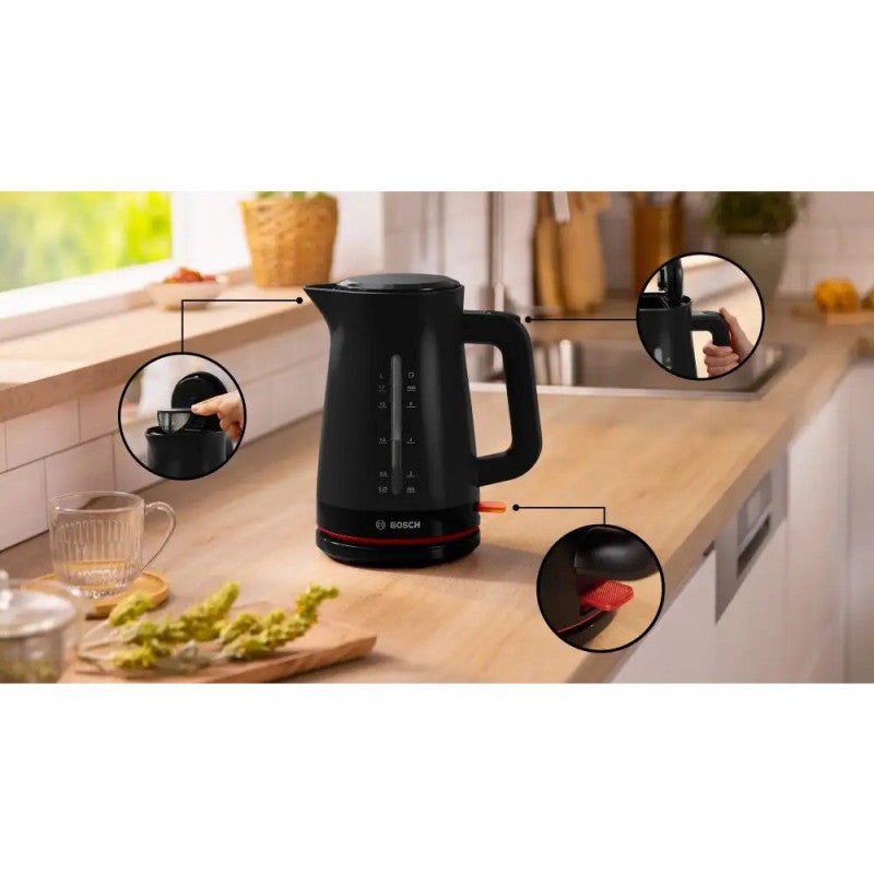 Bosch TWK3M123 MyMoment Kettle 1.7L Black