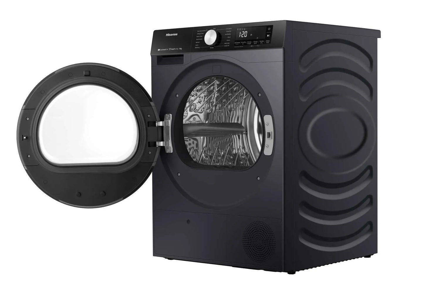 Hisense DH3S902BB3 Tumble Dryer, 9kg, Black