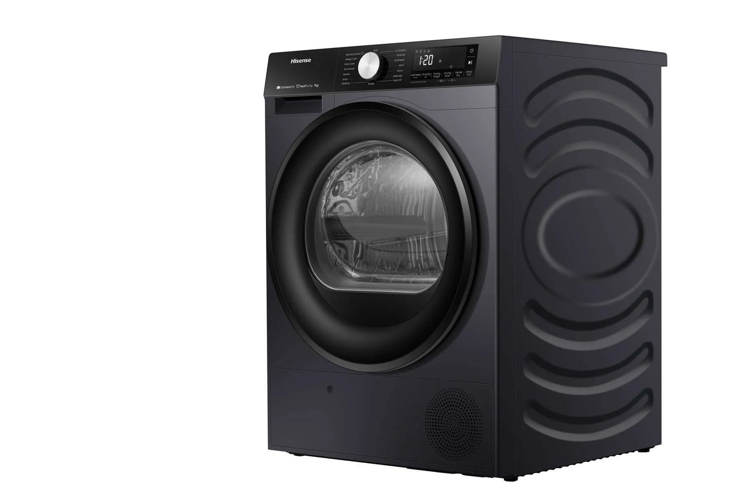 Hisense DH3S902BB3 Tumble Dryer, 9kg, Black
