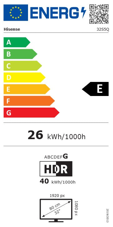 Hisense 32S5Q 32'' Full HD Smart Hi- QLED DECO TV