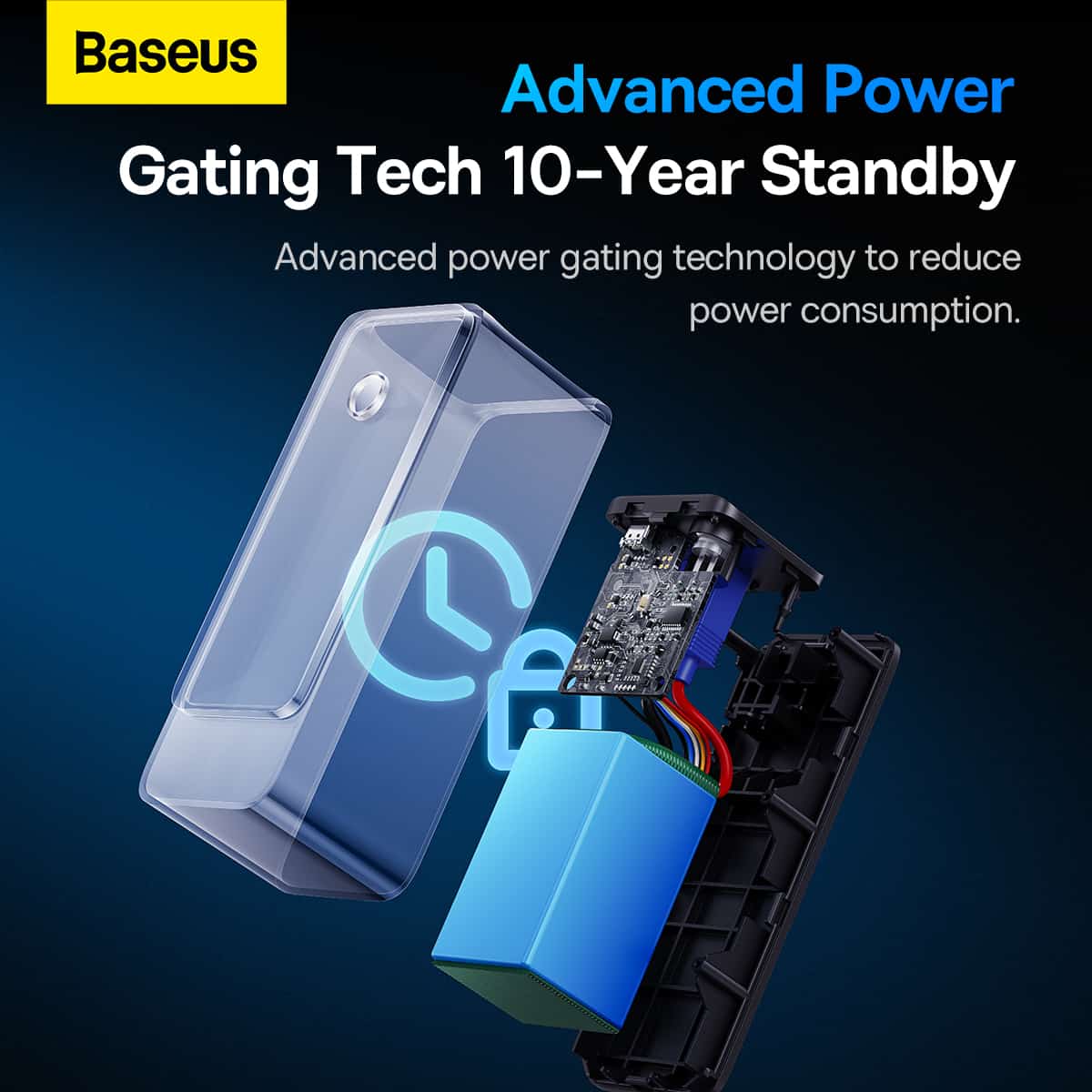 Baseus Car Jump Start Booster & Powerbank 6000mAh 600A ALPHA Black