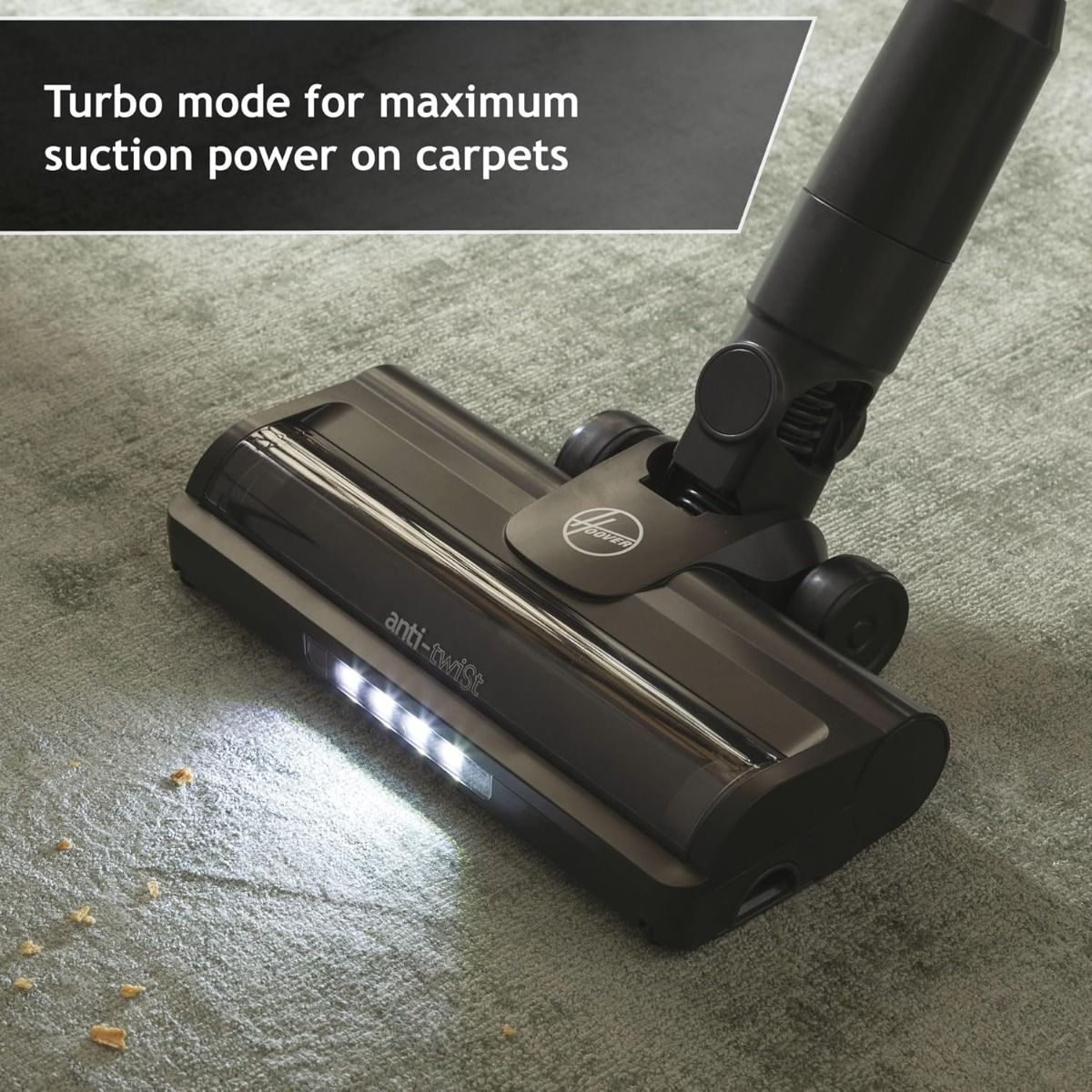 Hoover HF1P10P Cordless Vacuum Cleaner, Pet, 0.7L, Flexi Tube