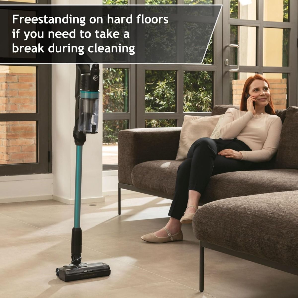 Hoover HF1P10P Cordless Vacuum Cleaner, Pet, 0.7L, Flexi Tube