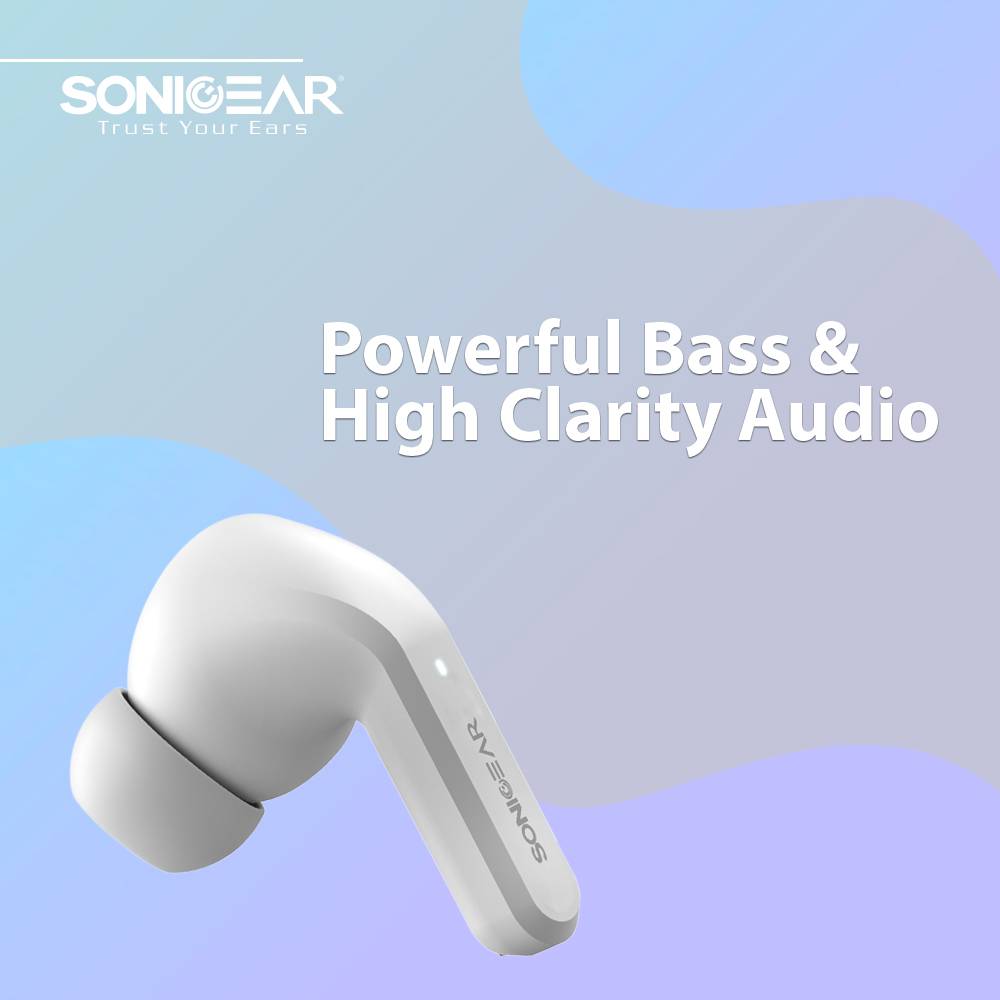 SonicGear EARPUMP TWS 12 ANC Sweatproof Earphones Black