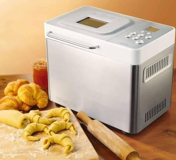 KENWOOD BM350 BREAD MAKER 645W 1000GR WHITE STAINLESS STEEL