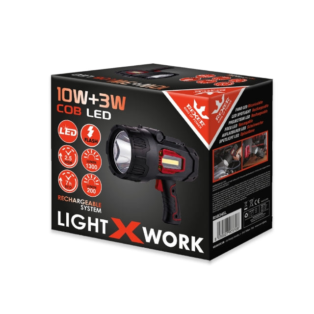 Rexer RX8045L Torchlight 10W Rechargeable 4000mah 1300lm