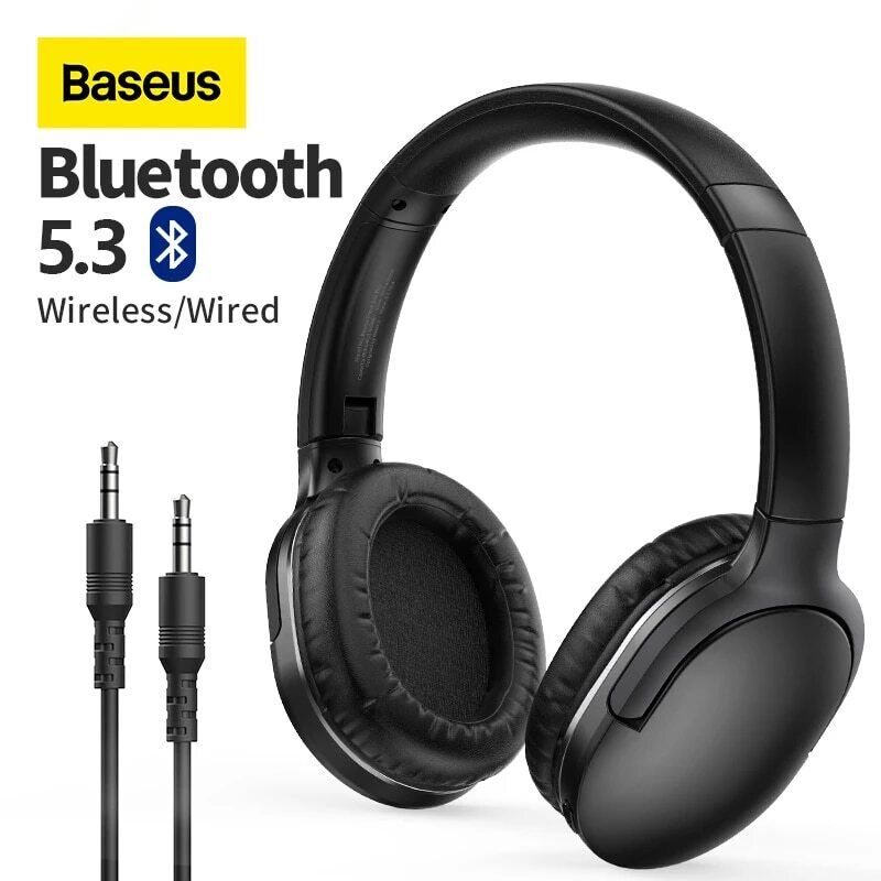 Baseus D02 Pro Encok Wireless Headphone Black