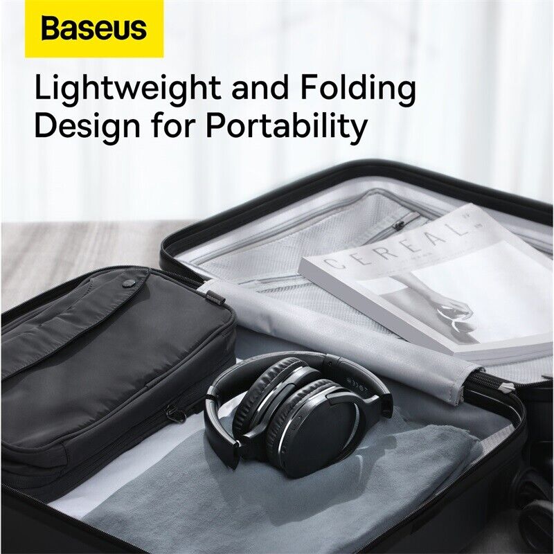 Baseus D02 Pro Encok Wireless Headphone Black