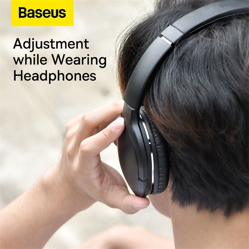 Baseus D02 Pro Encok Wireless Headphone Black