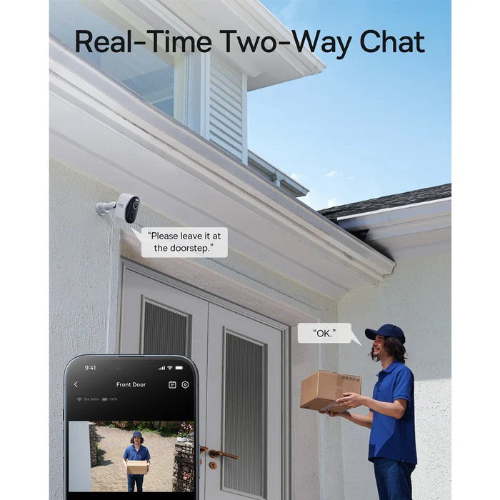 Baseus Security N1 Plus Outdoor Camera 2K Full Color White (Add On)
