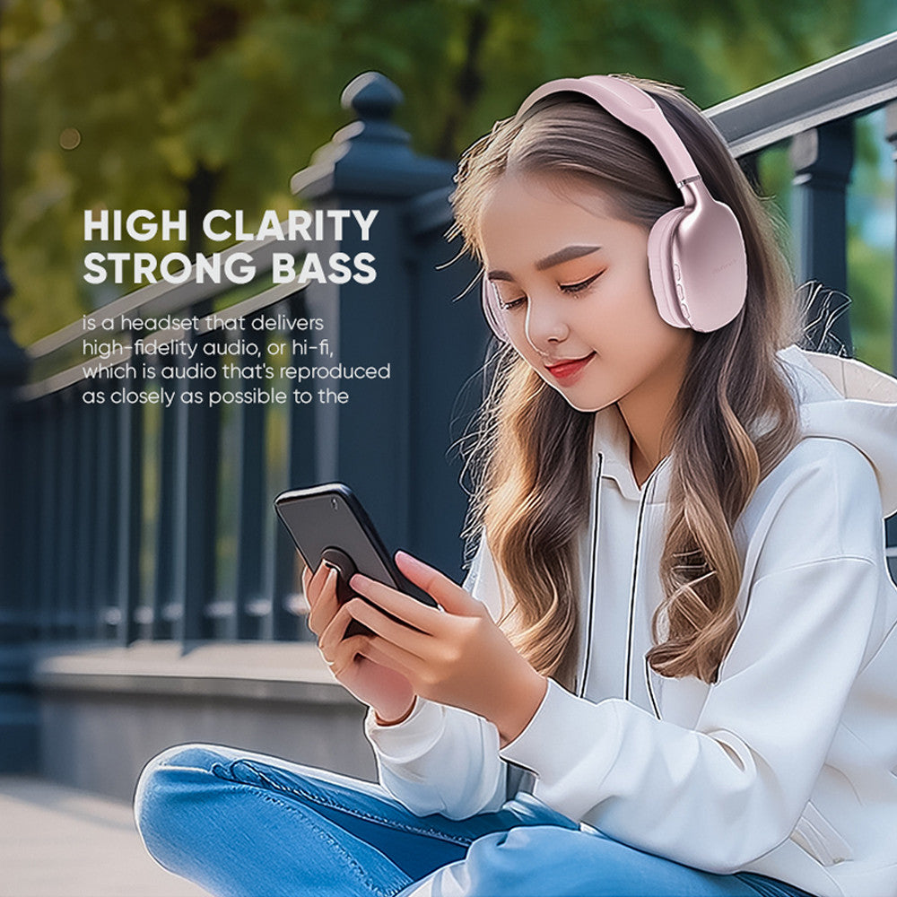 SonicGear AIRPHONE 6 Headphones Bluetooth Champagne Gold