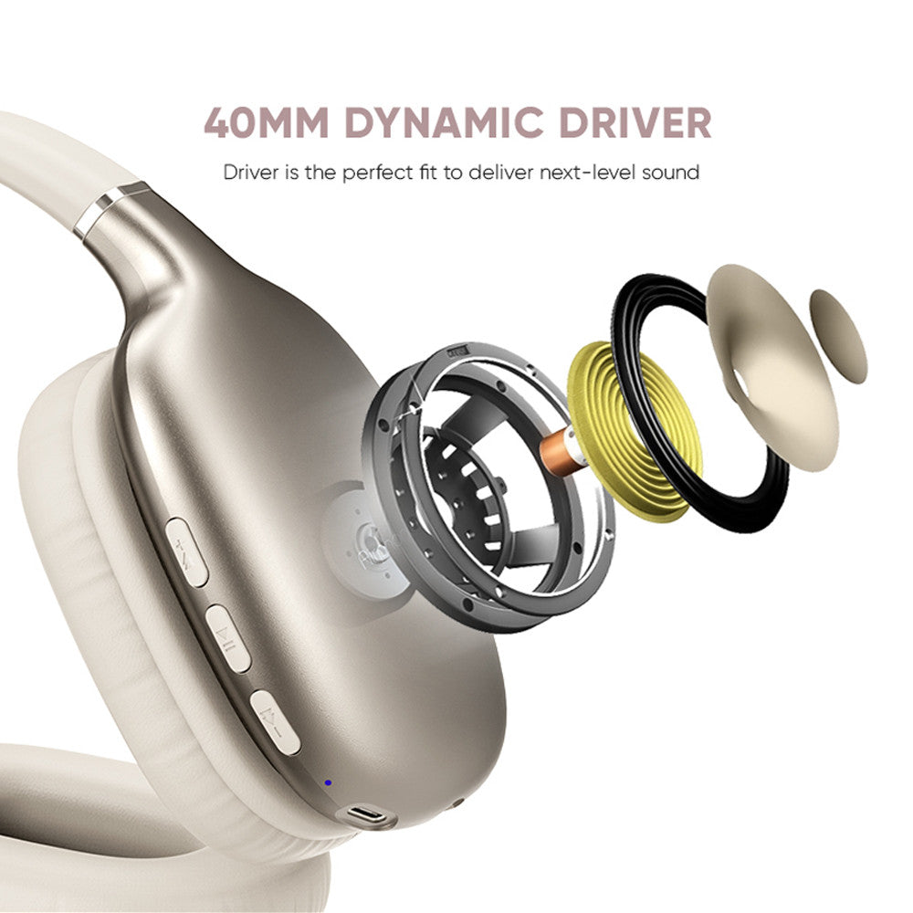 SonicGear AIRPHONE 6 Headphones Bluetooth Champagne Gold
