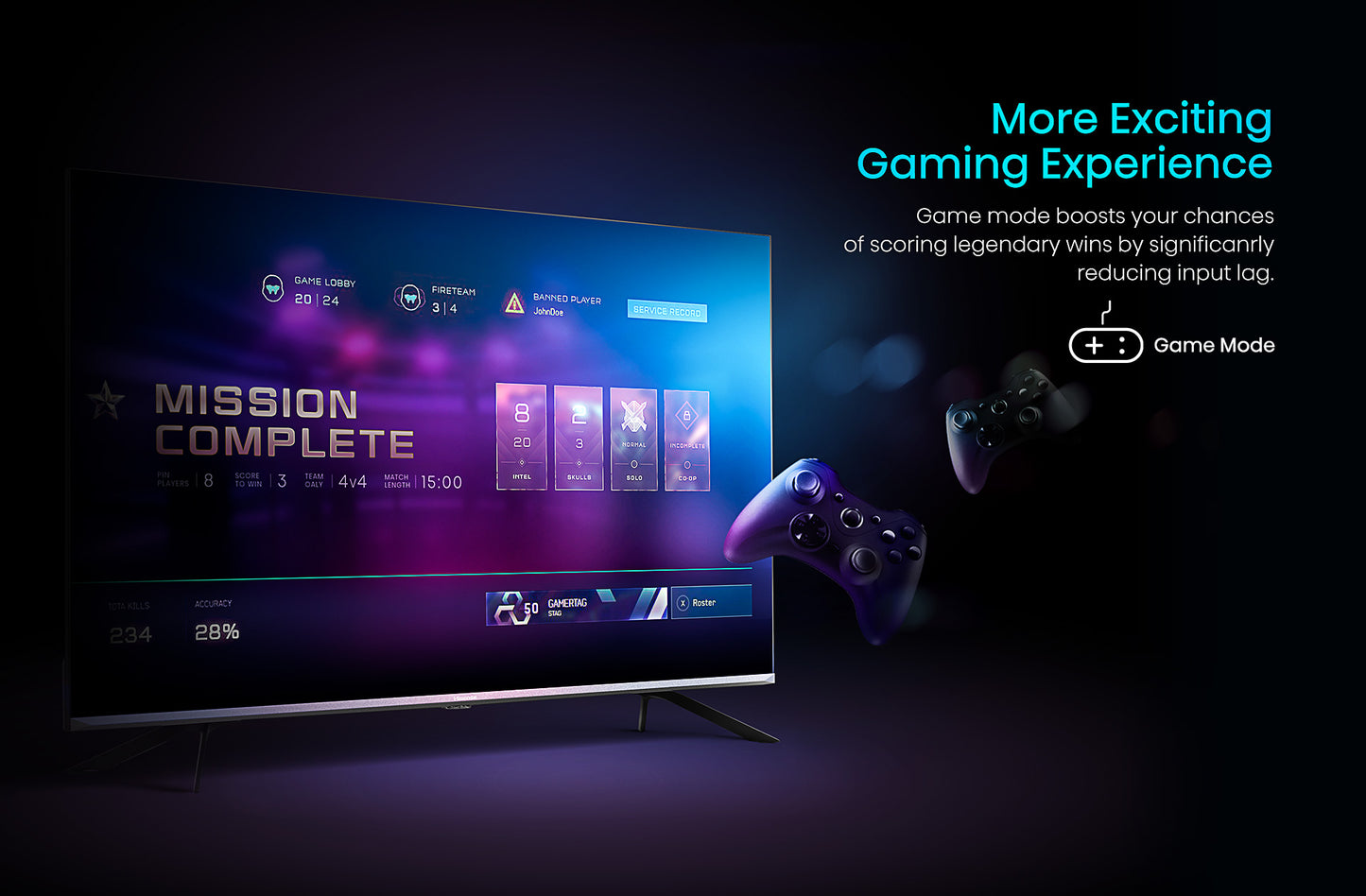 Hisense 50E76GQ 50'' 4K Smart QLED TV