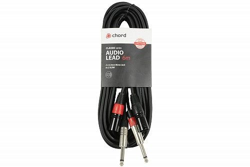 Chord Classic 2XLRM-2x6.3MM 6.0m 190.036UK
