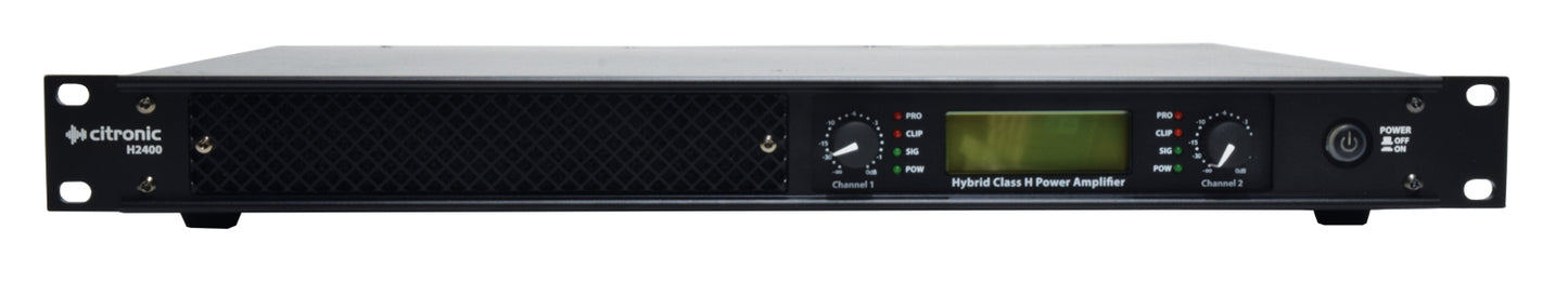 Citronic H2400 Hybrid Amp 2x600W/8ohm 172.124UK